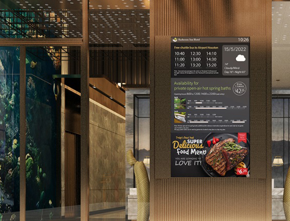 Real-Time Information Digital Signage
